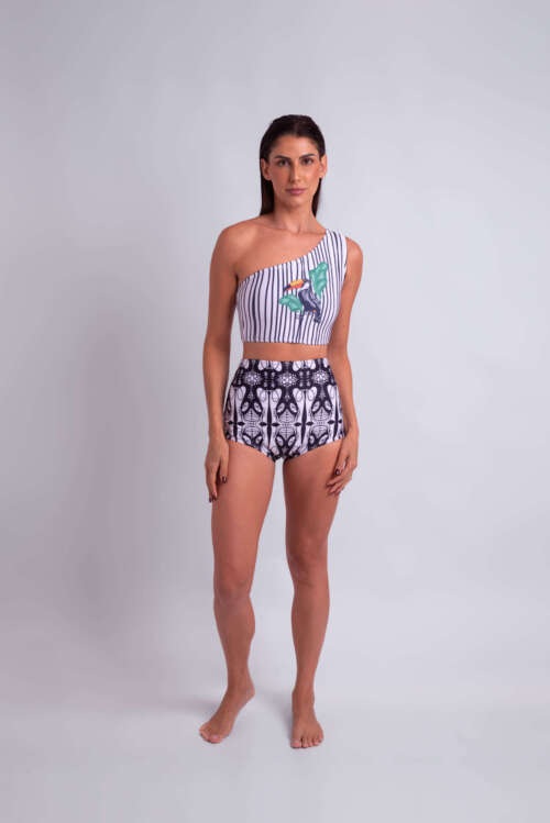 Nula Manga arte Tucano + Hot Pant Marilyn arte Anjos P&B